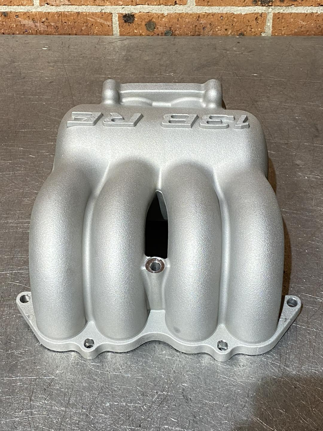 13B RE upper and lower aftermarket intake
